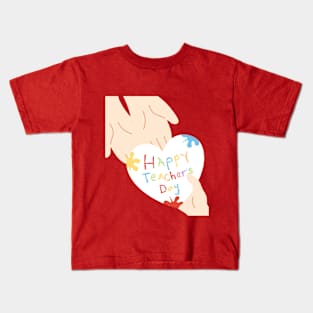 Happy Teacher Day Celebration T-shirt Kids T-Shirt